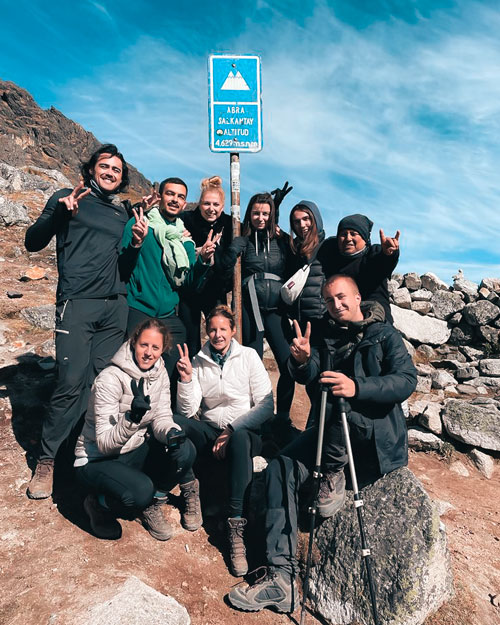 Angel Meza on the Salkantay trail