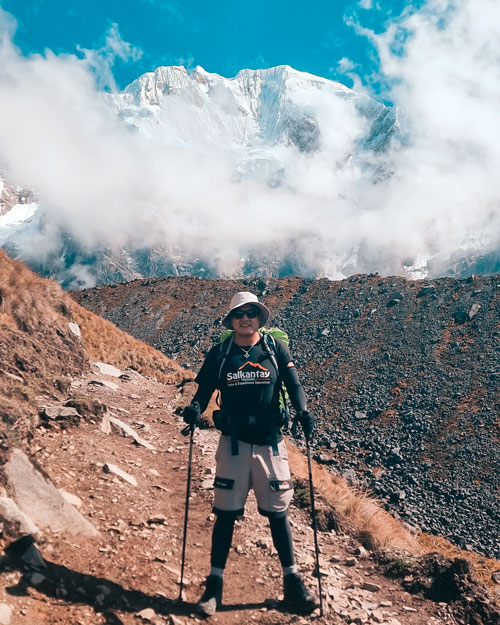 Carlos Chuchullo on the Salkantay trail