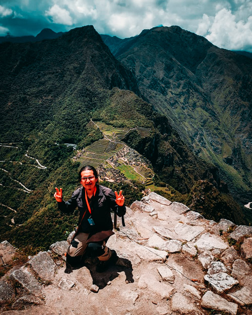 Fredy Apaza at Huayna Picchu Mountain