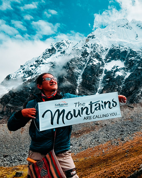 Fredy Apaza at Salkantay Pass