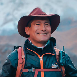 Fredy Zapata Condori, tour guide in Peru