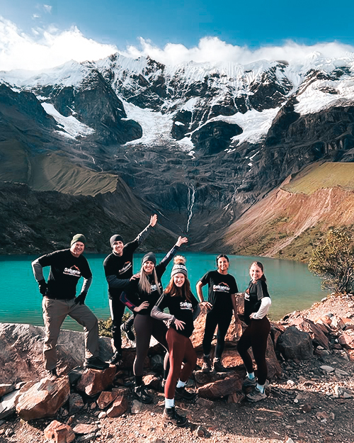 Jordan Charca at Humantay Lake