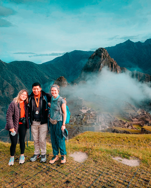 Juan Alcca at Juan Carlos Alcca Tour Leader Machu Picchu