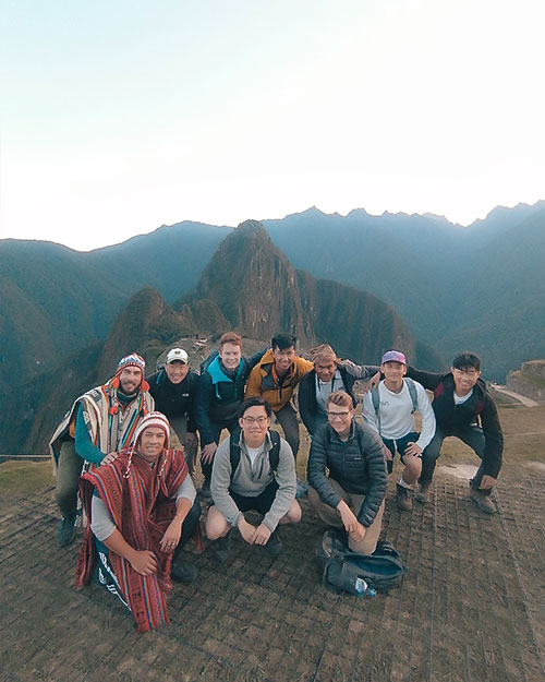 Juan Apaza at Machu Picchu