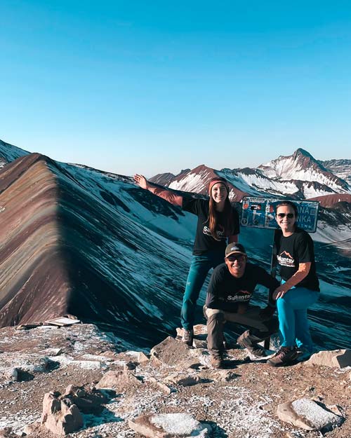 Nicomedes Quispe at Rainbow Mountain