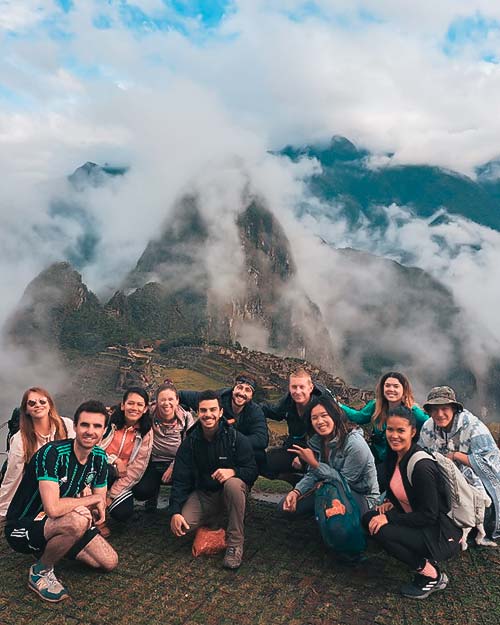 Wilbert Machaca at Machu Picchu