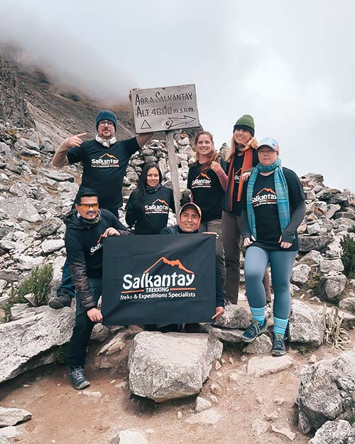 Wilbert Machaca at Salkantay Pass