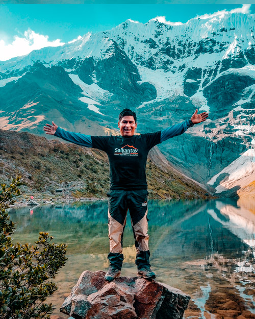 Yuri Champi at Humantay Lake Salkantay