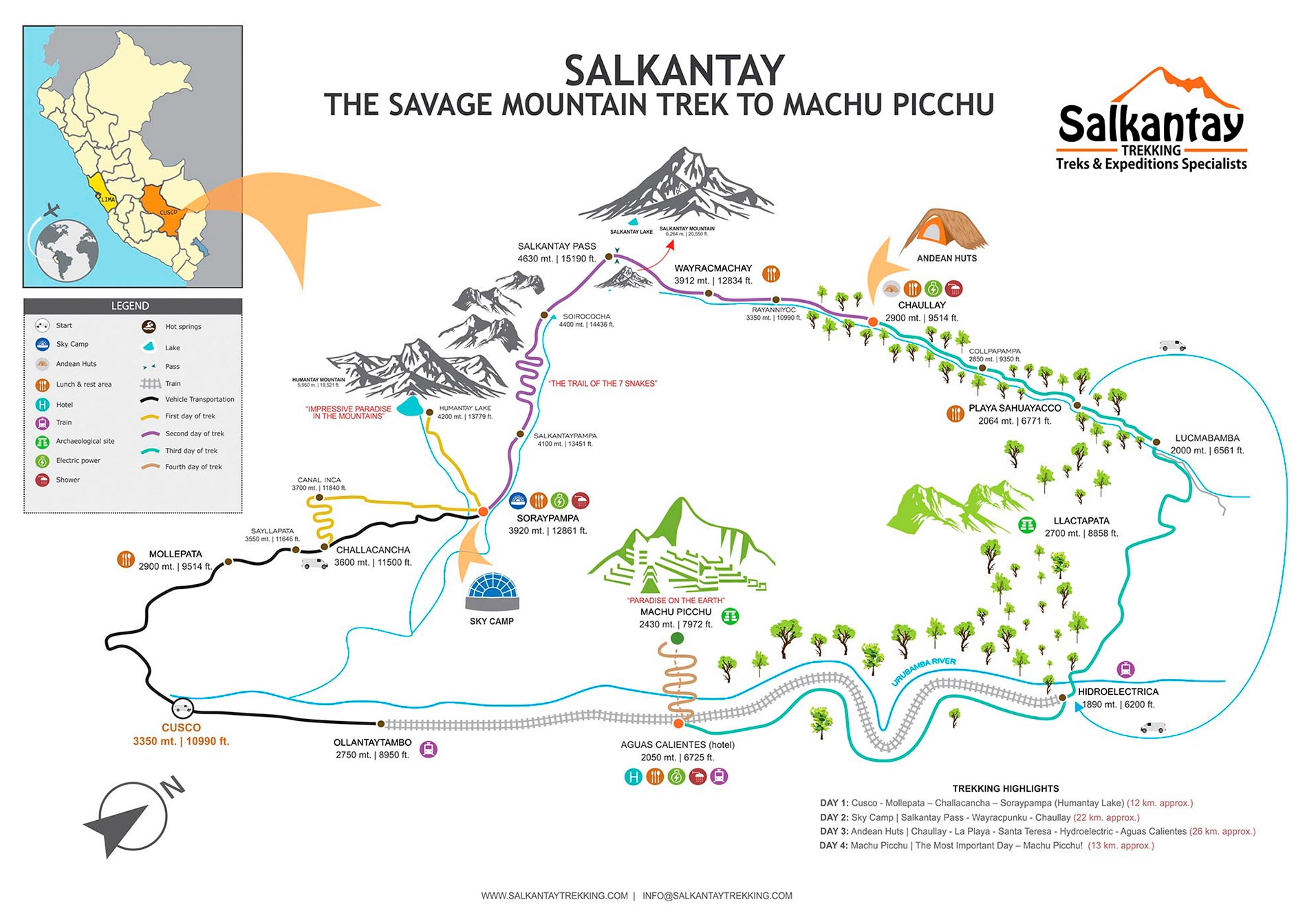 Afbeeldingsresultaat voor salkantay trail route"