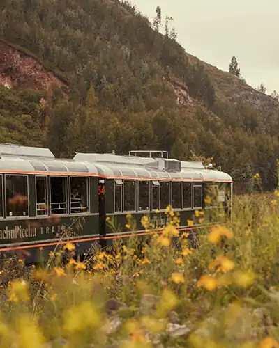 INCA RAIL train going to the wonder of the modern world - Machu Picchu