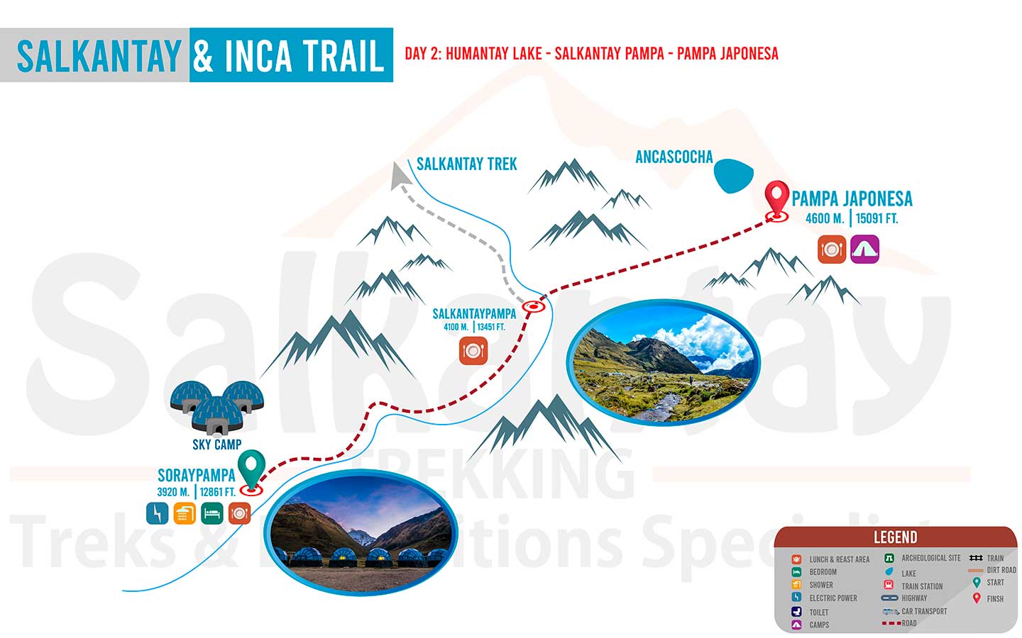 SALKANTAY INCA TRAIL 7 DAY Salkantay Trek and Inca Trail combined