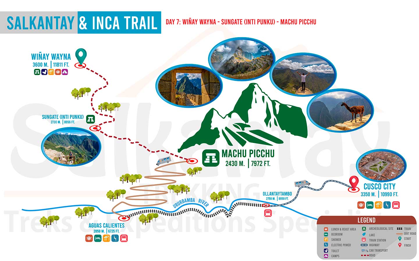 SALKANTAY INCA TRAIL 7 DAY Salkantay Trek and Inca Trail combined