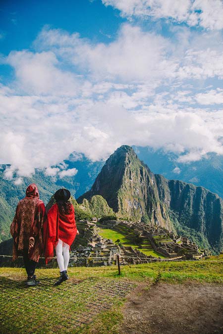 Influencers in Machu Picchu, Peru