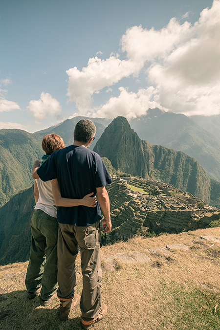 The city of Machu Picchu, considered one of the Seven Wonders of the Modern World