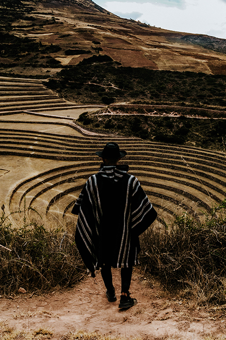 Get to know the monumental agricultural laboratory of Moray with its circular terraces. 