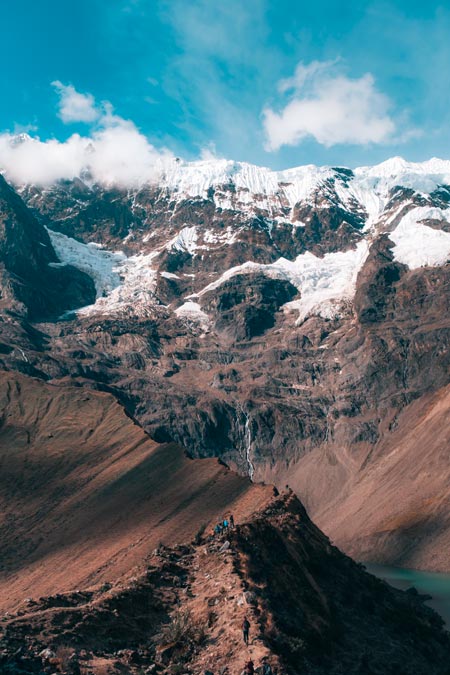 Humantay snow-capped mountain