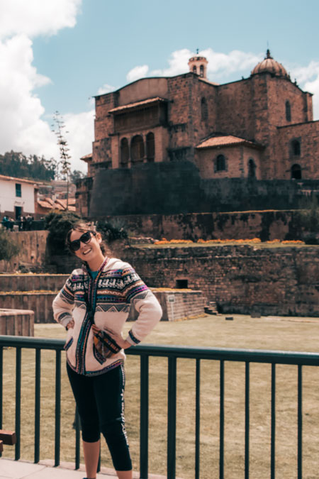 Tourist in Qoricancha