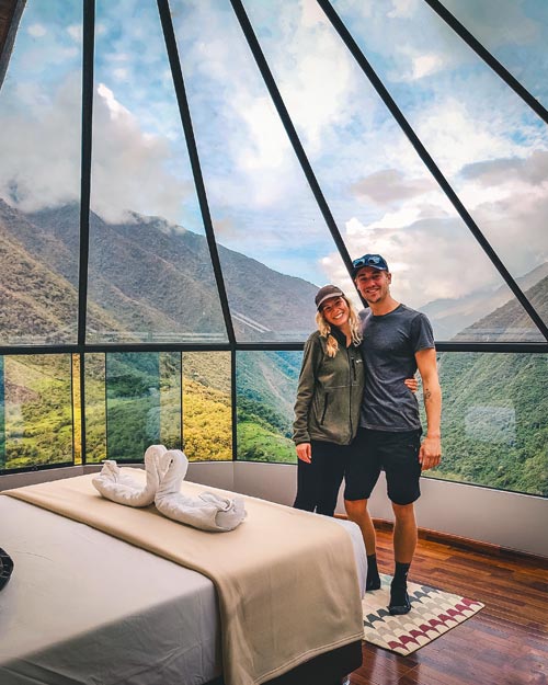 Tourists at the Mountain Sky View
